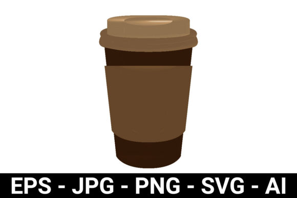 3D Coffee Cup Mockup Product Packaging