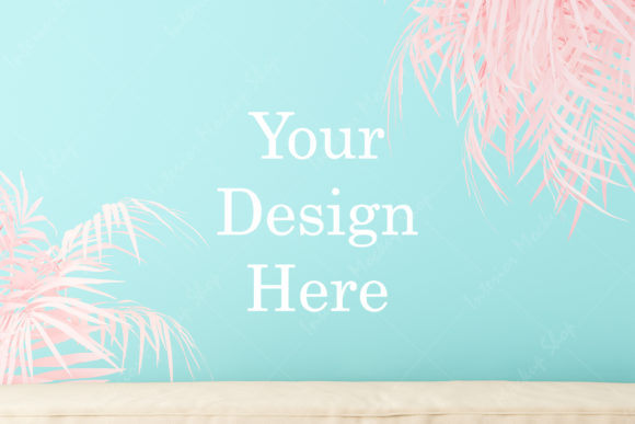 Blank Wall Mockup, Summer - 760