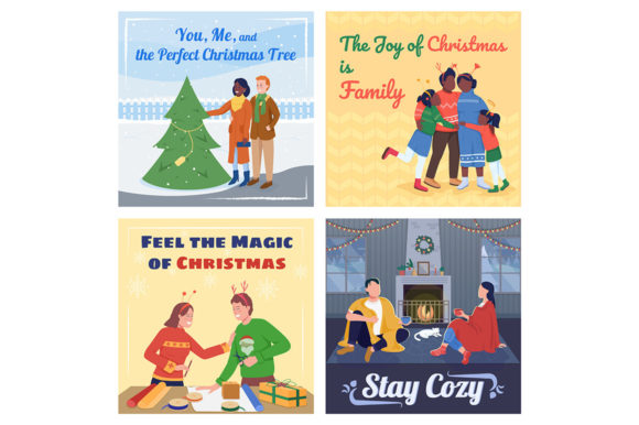 Celebrate Holiday Together Mockup Bundle: Graphics for Creative Publishing