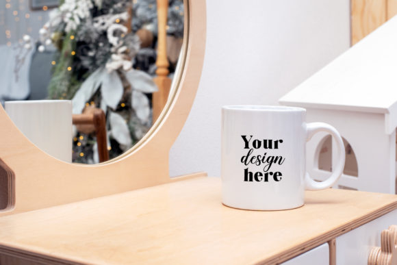 Christmas Mug Mockup: Graphics and Mugs Amp