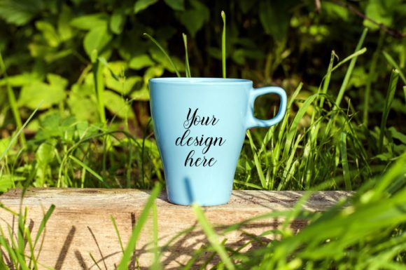 Coffee Mug Mockup. Graphics and Mugs Amp