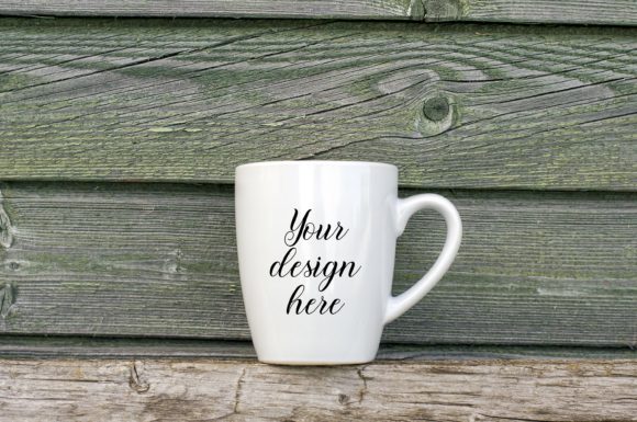 Coffee Mug Mockup. Graphics and Mugs Amp