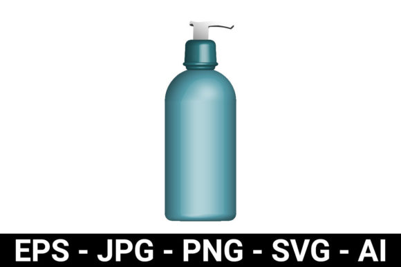 Hand Sanitizer Dispenser Mockup: Graphics & Bottles Amp