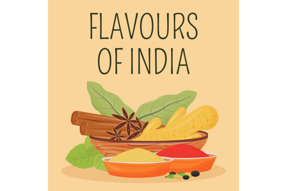 Indian Spices Mockup: Graphics for Brand Templates