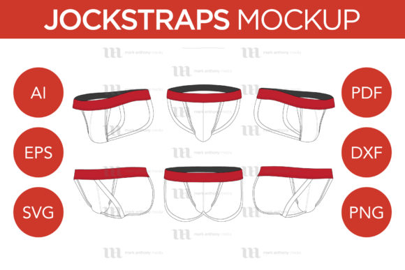 Jockstrap - Vector Mockup Template