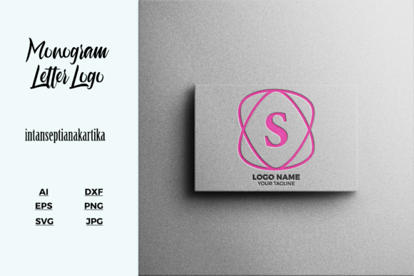Logo Letter S Pink Mockup Review