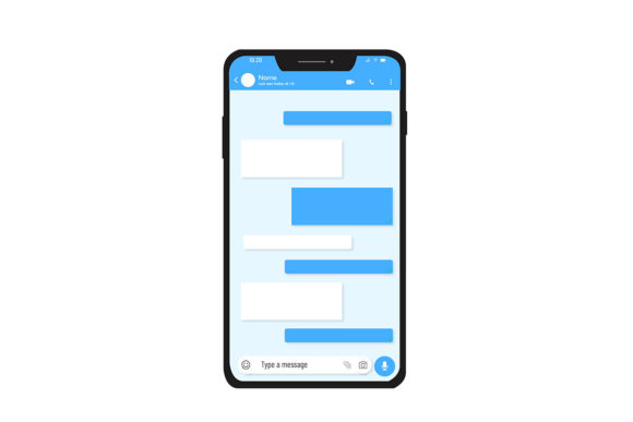 Messenger Ui Kit Mockup: Graphics for Ux And Ui Kits